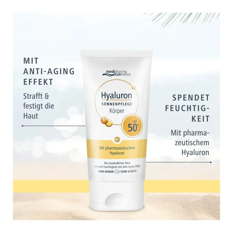 Hyaluron Sonnenpflege Körper LSF 50+, 150 ml