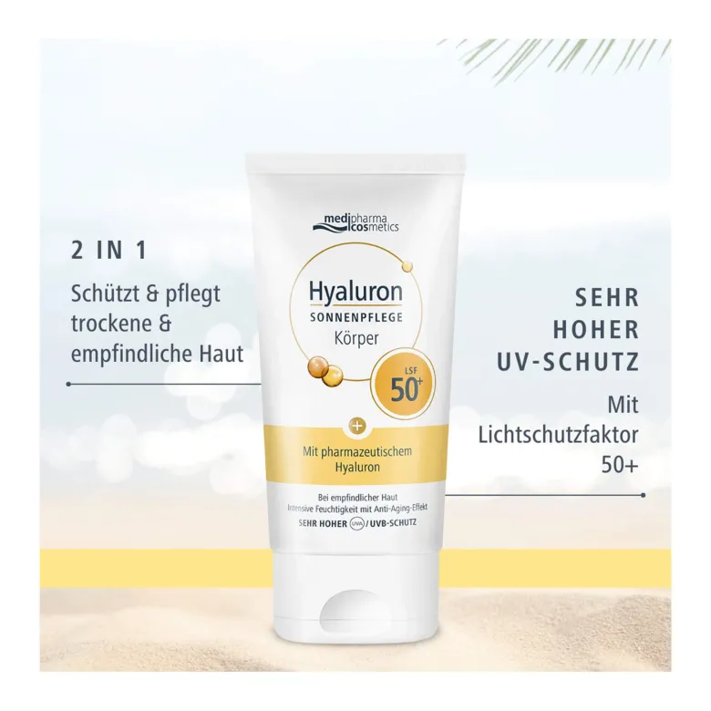 Hyaluron Sonnenpflege Körper LSF 50+, 150 ml