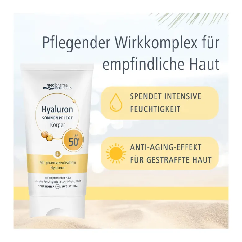 Hyaluron Sonnenpflege Körper LSF 50+, 150 ml