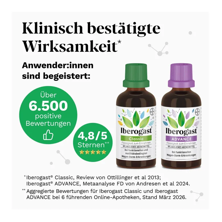 Iberogast Advance - bei häufigen Magen-Darm-Beschwerden, 50 ml