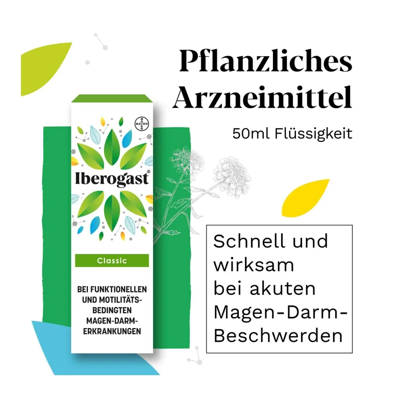 Iberogast Classic - bei akuten Magen-Darm-Beschwerden, 2x50 ml