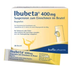 Ibubeta 400 mg Suspension zum Einnehmen im Beutel, 20 St