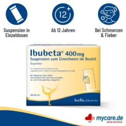 Ibubeta 400 mg Suspension zum Einnehmen im Beutel, 20 St