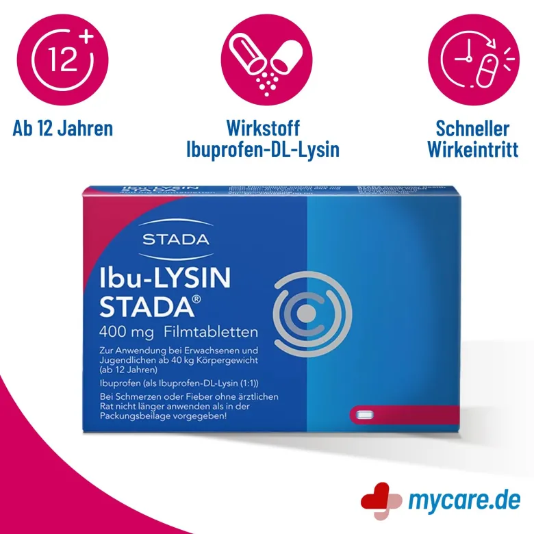 Ibu-Lysin Stada 400 mg Filmtabletten, 50 St