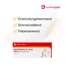 Ibuprofen AL akut 400 mg Filmtabletten, 50 St