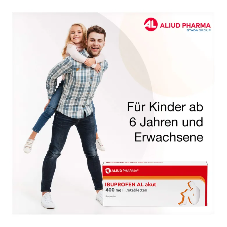 Ibuprofen AL akut 400 mg Filmtabletten, 50 St
