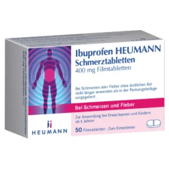 Ibuprofen HEUMANN Schmerztabletten 400 mg, 50 St