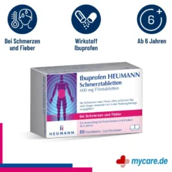 Ibuprofen HEUMANN Schmerztabletten 400 mg, 50 St