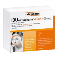 IBU-ratiopharm direkt 400 mg Pulver zum Einnehmen, 20 St