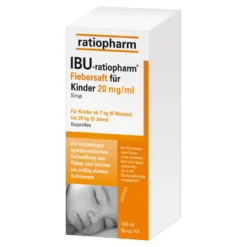 IBU-ratiopharm Fiebersaft für Kinder 20 mg/ml, 100 ml
