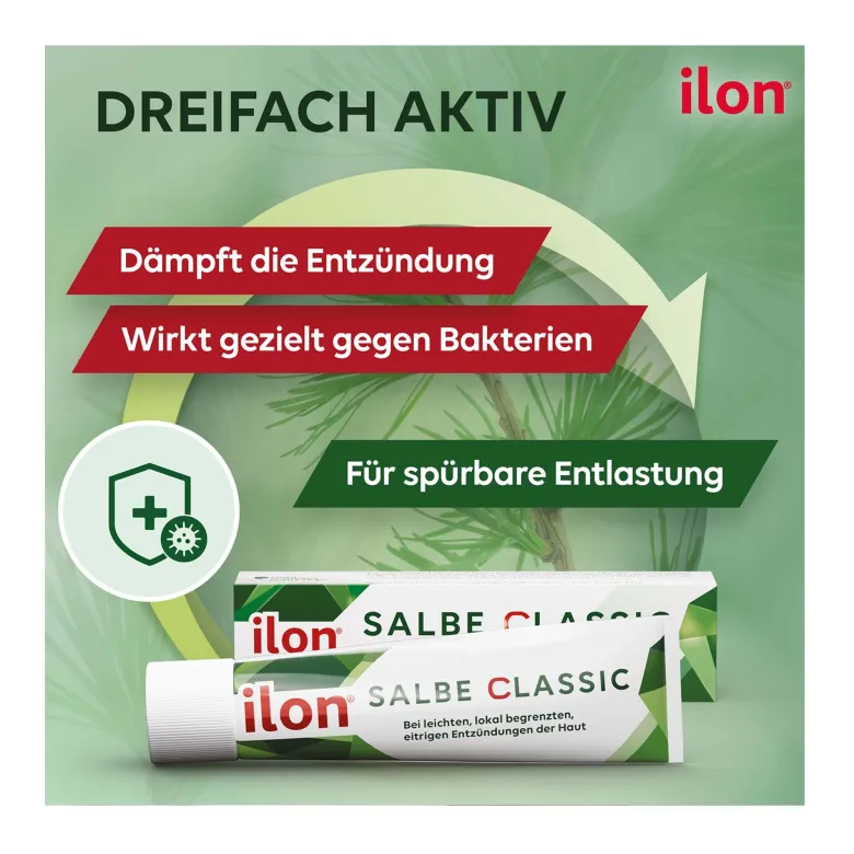 Ilon Salbe classic bei leichten Entzündungen der Haut, 50 g