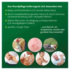 Ilon Wundpflege-Salbe bei strapazierter Haut, 50 ml