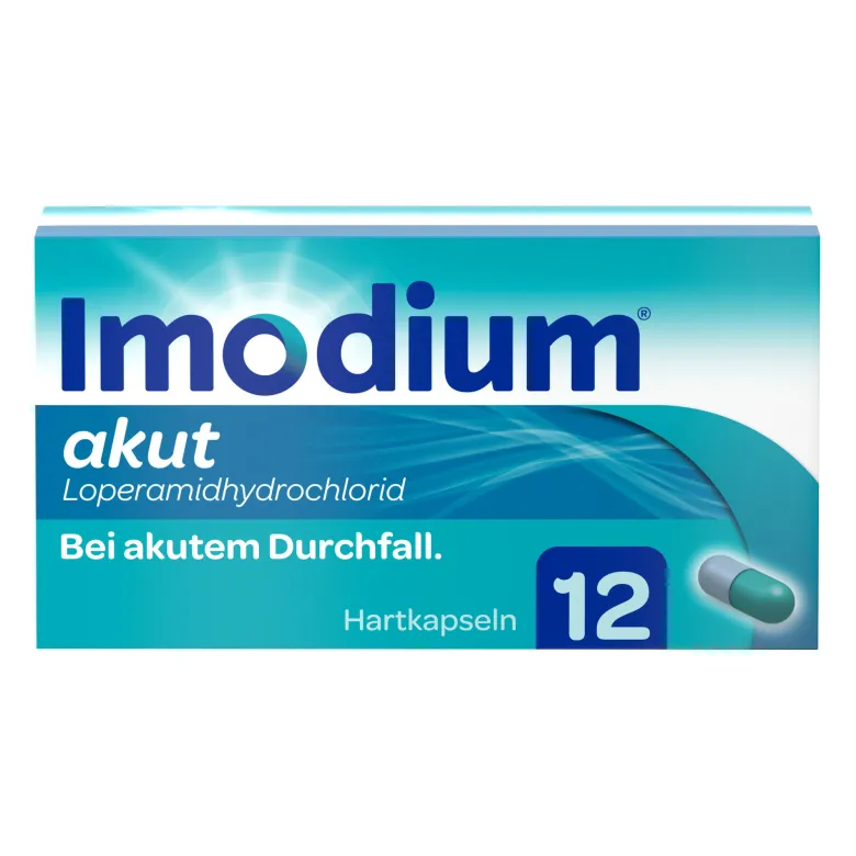 Imodium akut Hartkapseln bei akutem Durchfall, 12 St