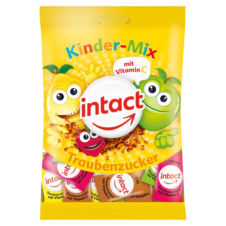 Intact Kinder-Mix Traubenzucker Beutel, 75 g