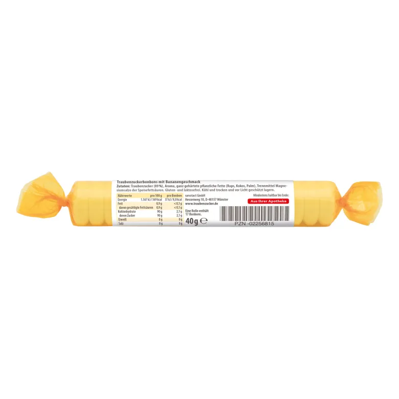 Intact Traubenzucker Banane Rolle, 1 St