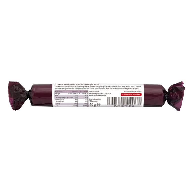 Intact Traubenzucker Boysenberry Rolle, 1 St