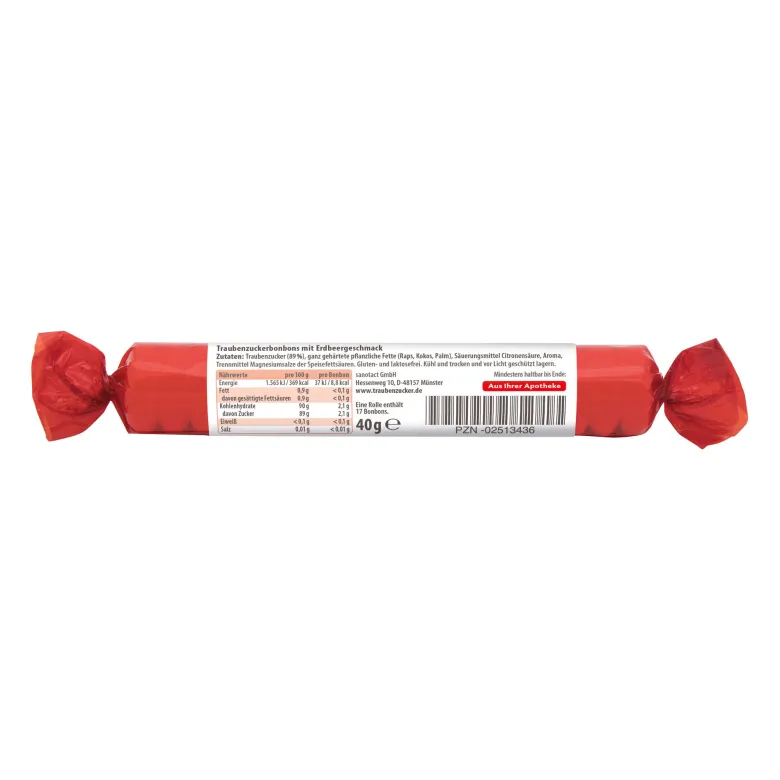 Intact Traubenzucker Erdbeere Rolle, 1 St
