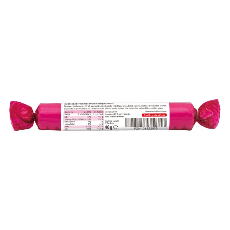 Intact Traubenzucker Himbeere Rolle, 1 St