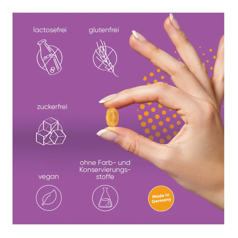 Ipalat Die Vitaminpastille Orange-Ingwer, 40 St