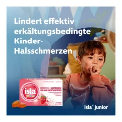 isla junior Halspastillen bei Kinderhalsschmerzen, 50 St