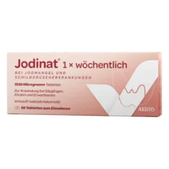 Jodinat 1 x wöchentlich 1530 Mikrogramm Tabletten, 28 St