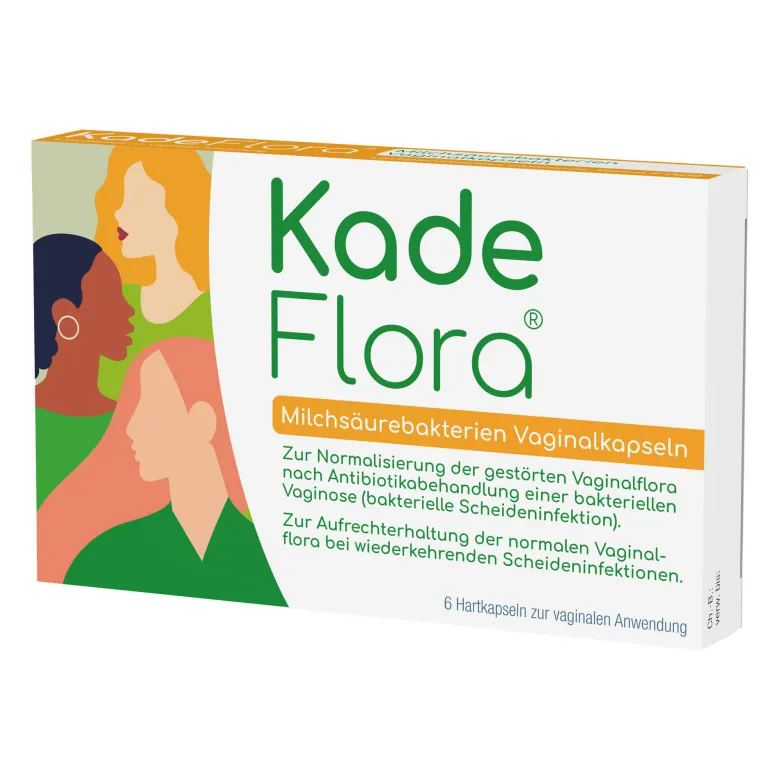 KadeFlora Milchsäurebakterien Vaginalkapseln, 6 St