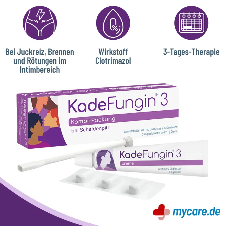 KadeFungin 3 Kombi-Packung 20 g Creme + 3 Vaginaltabletten, 1 St