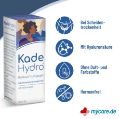 KadeHydro Befeuchtungsgel bei Scheidentrockenheit, 30 ml