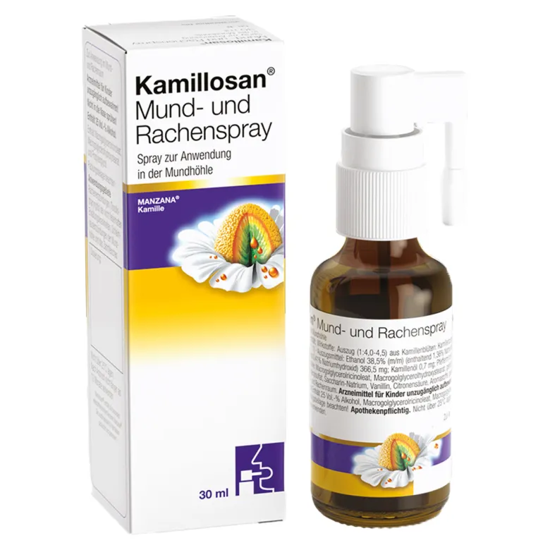 Kamillosan Mund- und Rachenspray, 30 ml
