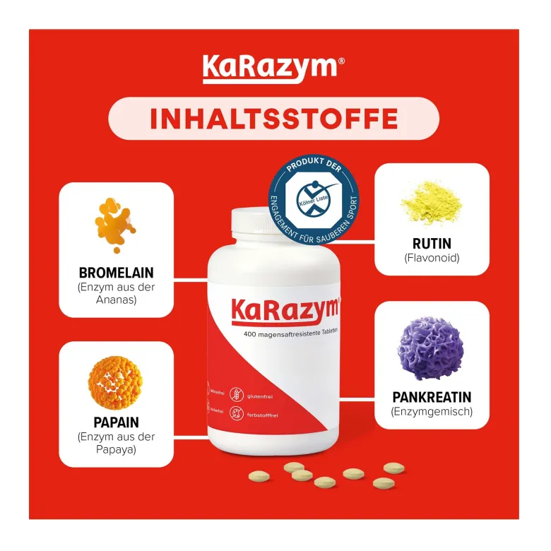 Karazym Magensaftresistente Tabletten, 400 St