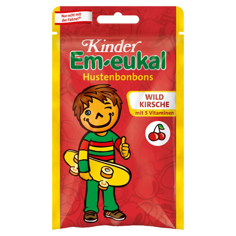 Kinder Em-eukal Wildkirsche Hustenbonbons, 75 g