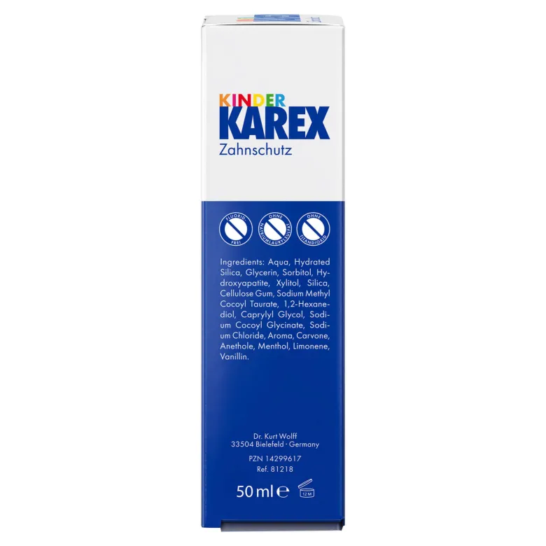 Kinder KAREX Zahnpasta mit BioHAP, 50 ml