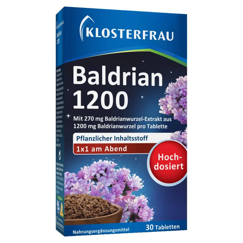 Klosterfrau Baldrian 1200 mg Tabletten, 30 St
