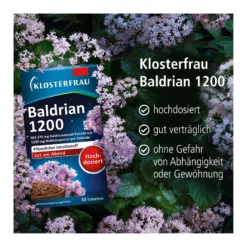 Klosterfrau Baldrian 1200 mg Tabletten, 30 St