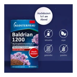 Klosterfrau Baldrian 1200 mg Tabletten, 30 St