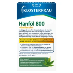 Klosterfrau Hanföl 800 + Goldmohn Weichkapseln, 30 St