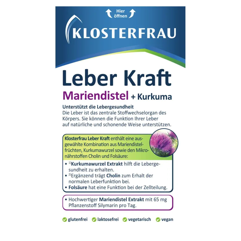 Klosterfrau Leber Kraft Tabletten, 30 St