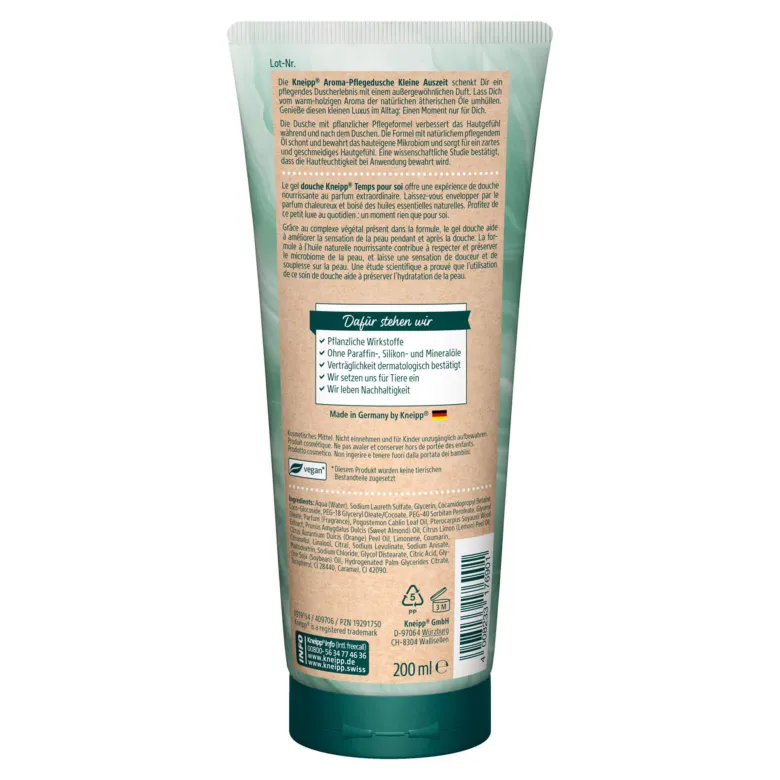 Kneipp Aroma-Pflegedusche Kleine Auszeit, 200 ml