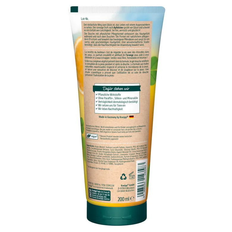 Kneipp Aroma-Pflegedusche Sei frei, verrückt und glücklich, 200 ml