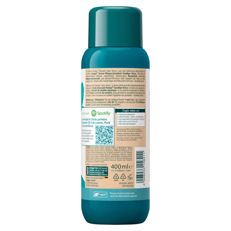 Kneipp Aroma-Pflegeschaumbad Goodbye Stress, 400 ml