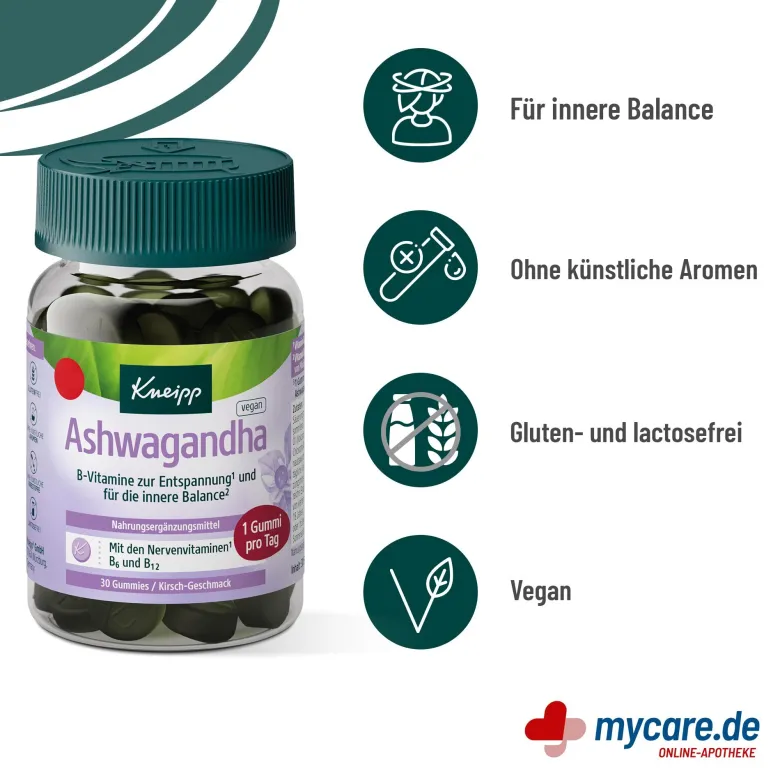 Kneipp Ashwagandha Gummies, 30 St