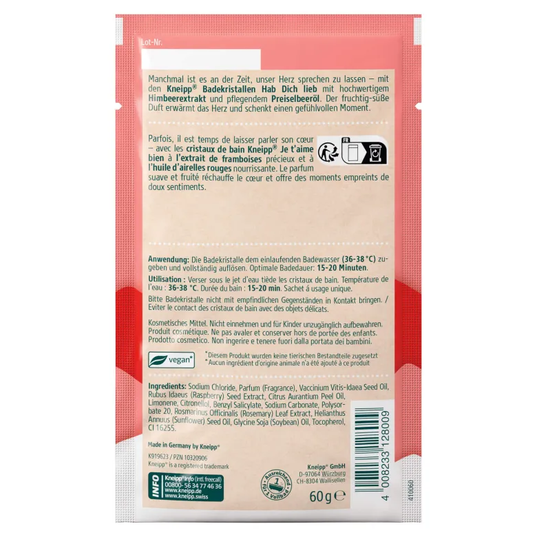 Kneipp Badekristalle Hab dich lieb, 60 g