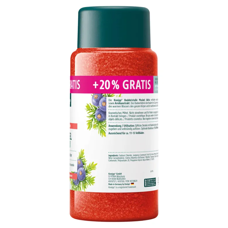 Kneipp Badekristalle Muskel Aktiv, 600 g