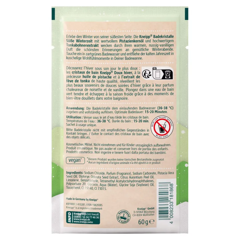 Kneipp Badekristalle Süße Winterzeit, 60 g