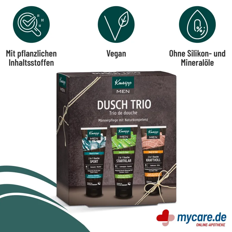 Kneipp Dusch-Trio Männer, 3X75 ml