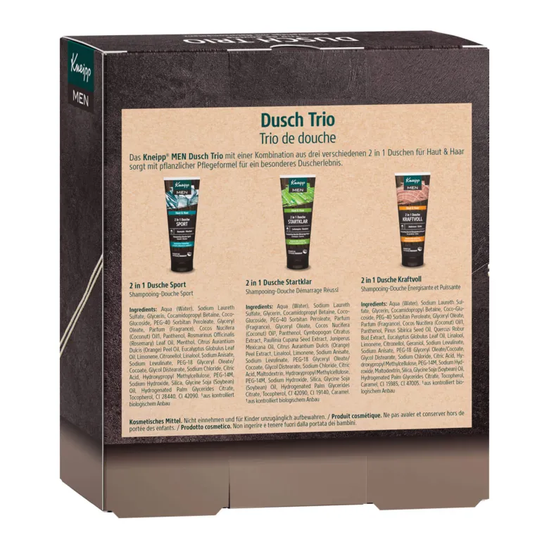 Kneipp Dusch-Trio Männer, 3X75 ml