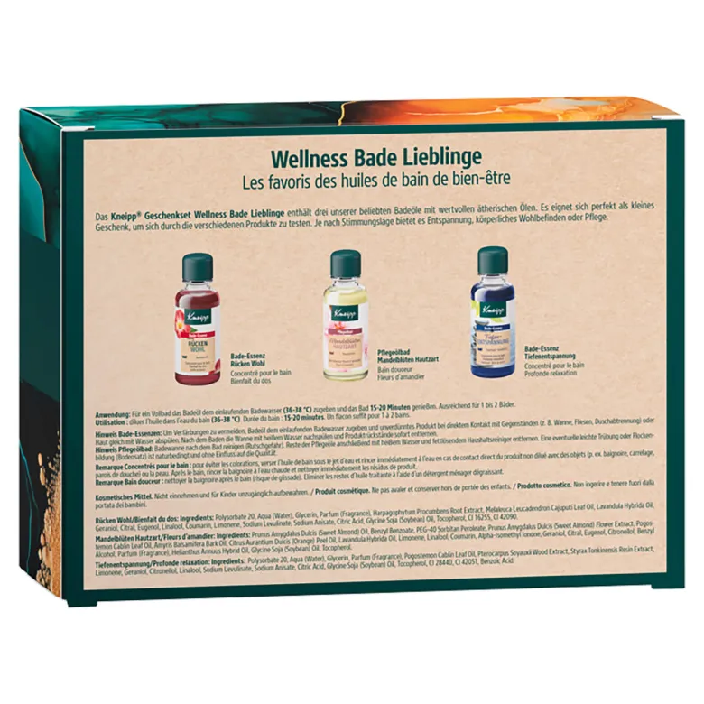 Kneipp Geschenkpackung Wellness Lieblinge, 3X20 ml