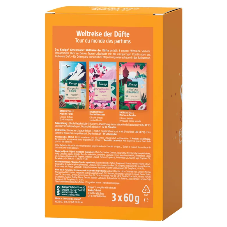 Kneipp Geschenkset Weltreise der Düfte, 1 P