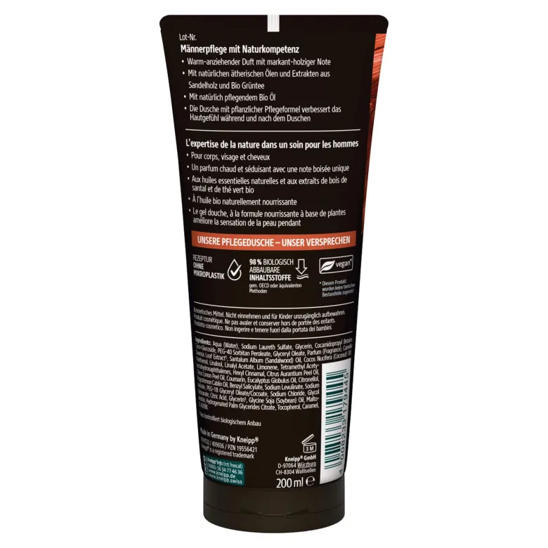 Kneipp 3 in 1 Dusche Wild, 200 ml