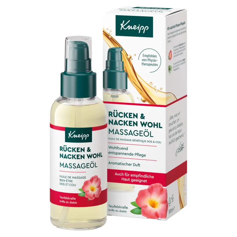 Kneipp Massageöl Rücken & Nacken Wohl, 100 ml
